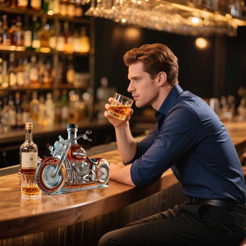 Bouteilles de Design Édition Limitée – Whisky Étoile™ & Harley Whisky™