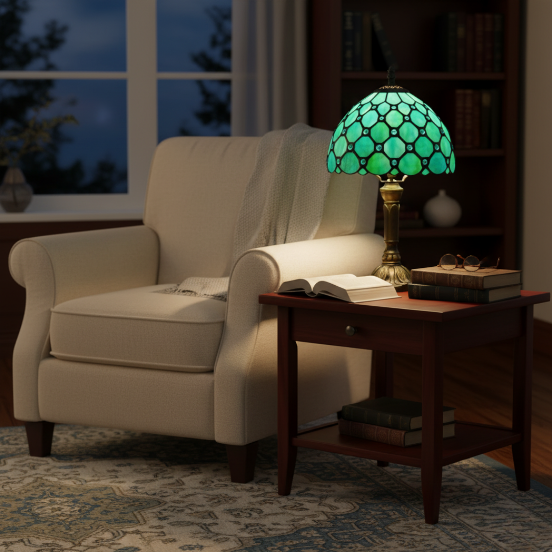 Lampe de table baroque élégante