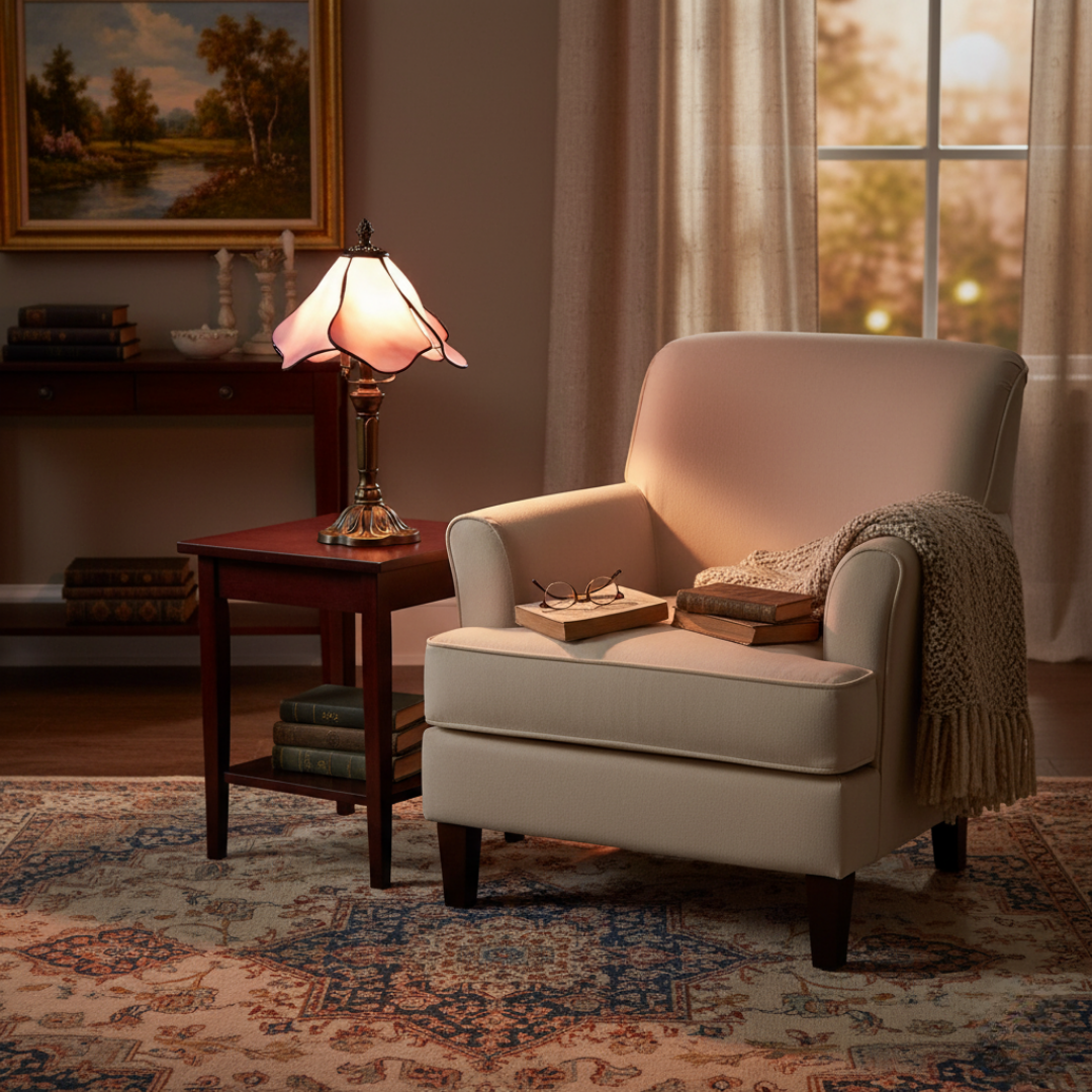 Lampe de table LED baroque artistique