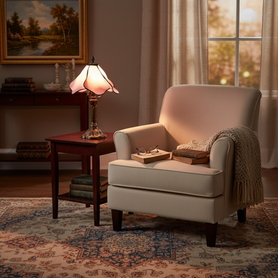 Lampe de table LED baroque artistique