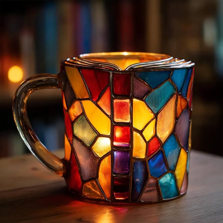 Tasse 3D Aurora – Artisanat Unique pour Amoureux des Livres