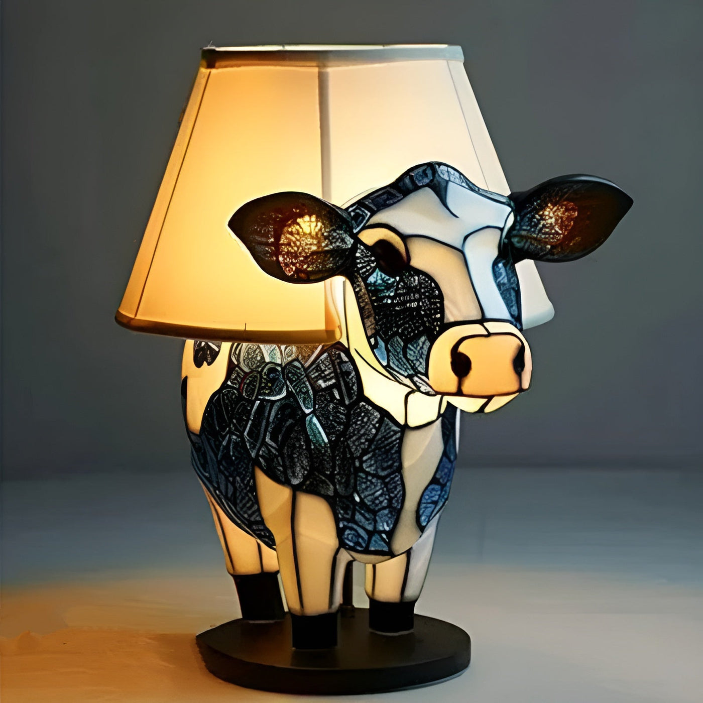 Mûre – Lampe en Vitraux